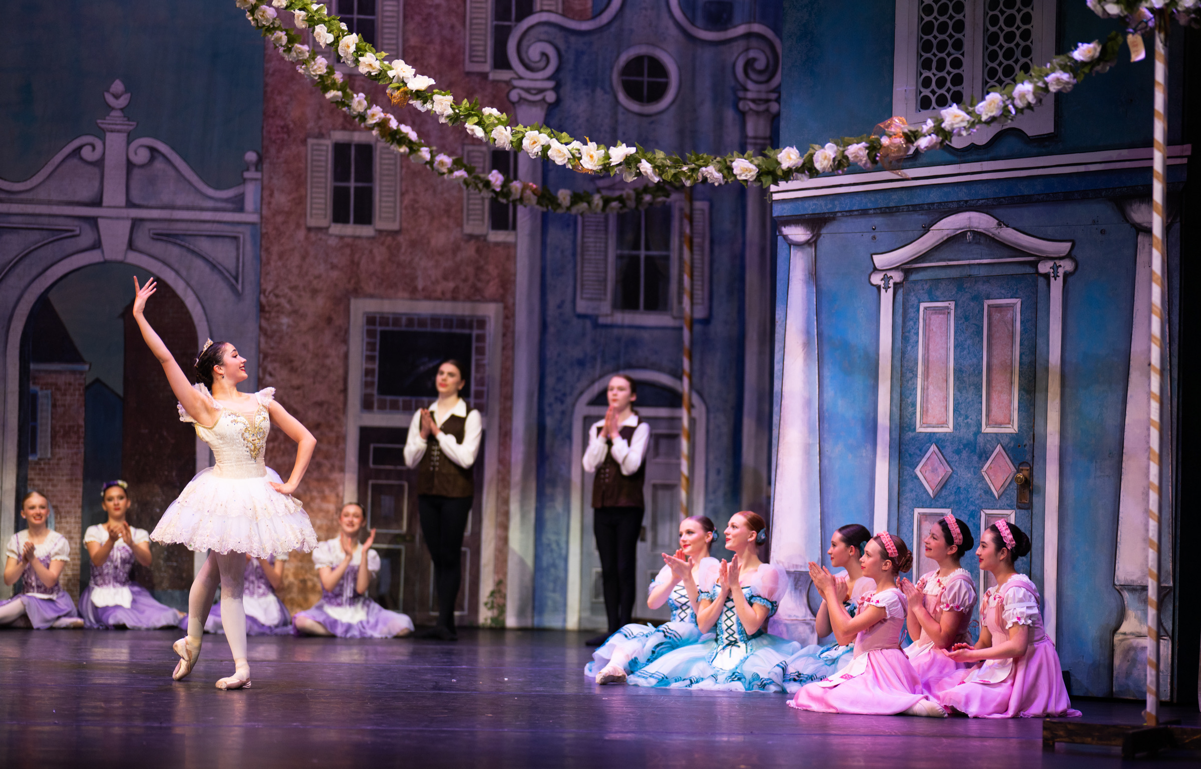 Studio West dancers performing in a spring production